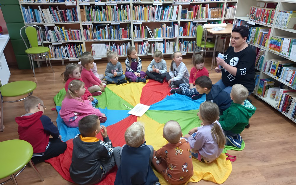 Spotkanie z przedszkolakami i promocja akcji #MałaKsiążkaWielkiCzłowiek