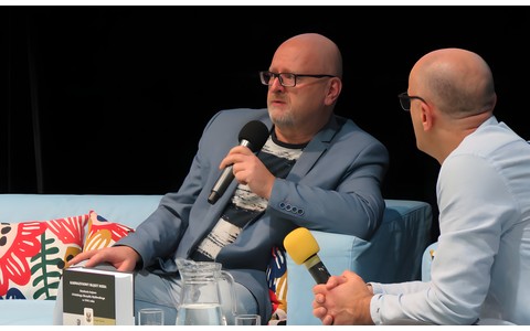 Grzegorz Śliżewski i Piotr Plechoński podczas spotkania.