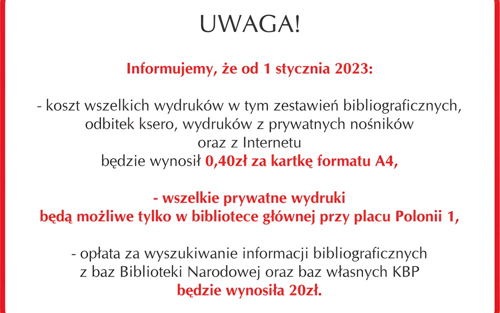 Treść ogłoszenia