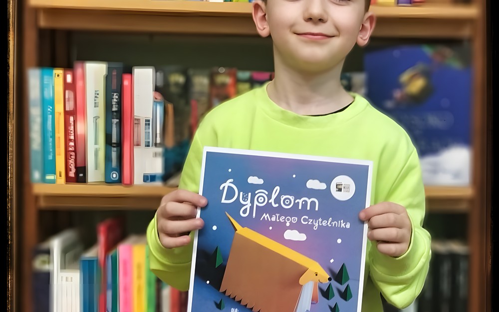Zdjęcie Nikodema z dyplomem
