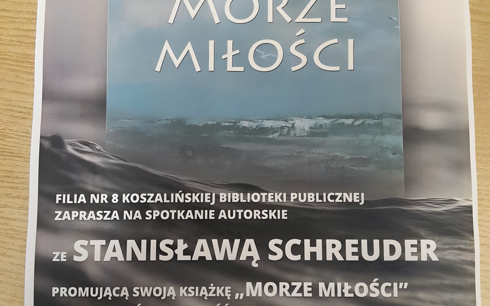 na zdjęciu plakat
