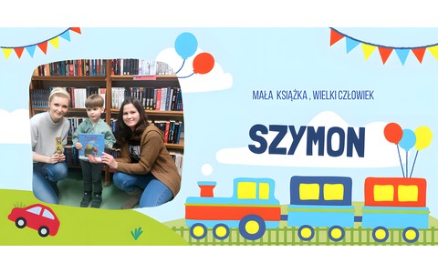 Zdjęcie dziecka z bibliotekarkami