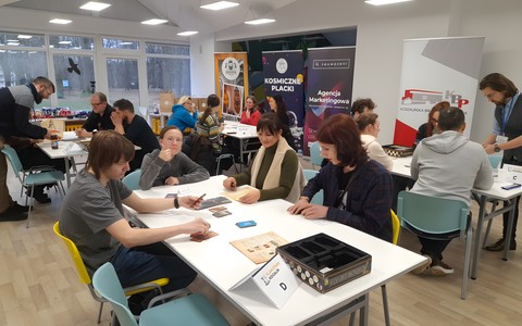 Uczestnicy turnieju podczas rozgrywek.