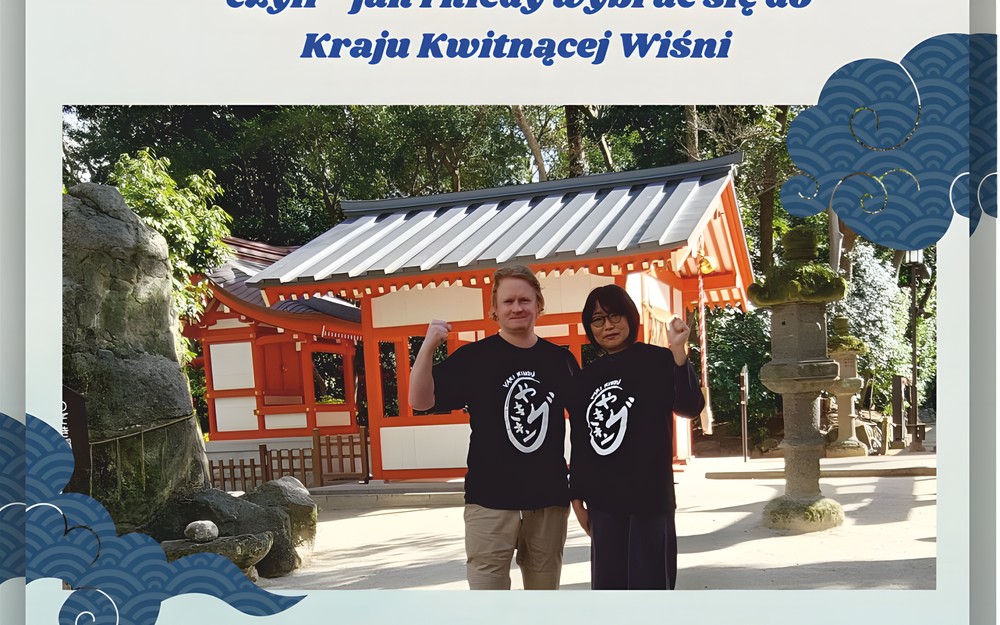 Plakat promujący wydarzenie "Z Yaki Kingu do Japonii"