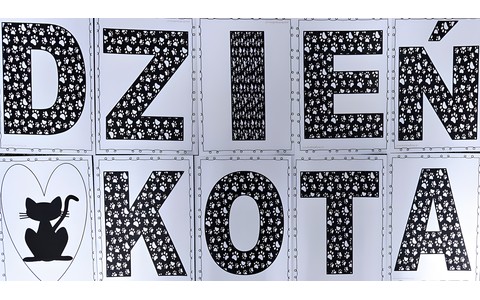 Grupa z SOSW Koszalin podczas zajęć dotyczących Dnia Kota