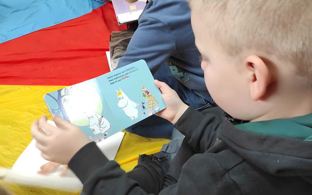 Spotkanie Tygrysków z Muminkami