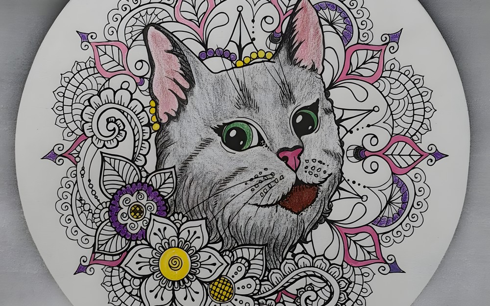 na zdjęciu mandala