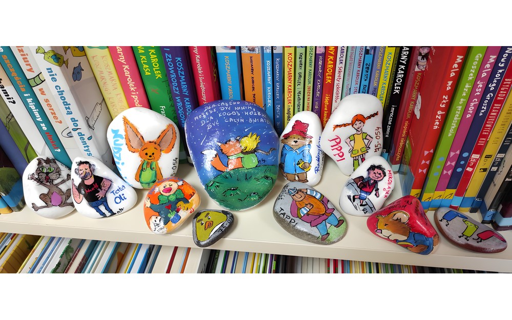 Tydzień Bibliotek- #kamyczki w Mojej, Twojej, Naszej Bibliotece!!!