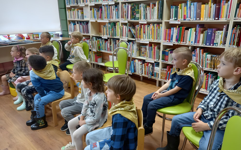 Przedszkolaki z Niepublicznego Przedszkola Kamyczek