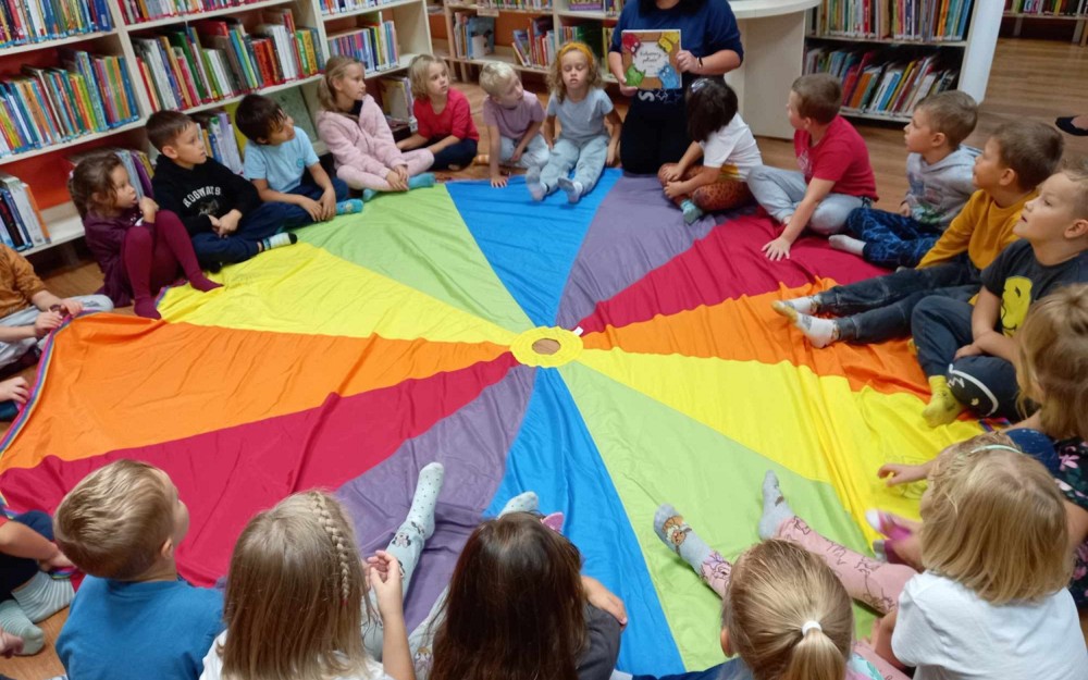 Zajęcia z grupą przedszkolną "Jeżyki"- Przedszkole nr 21