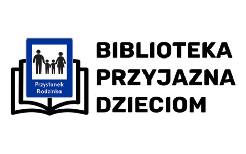 Na zdjęciu logo akcji BIBLIOTEKA PRZYJAZNA DZIECIOM