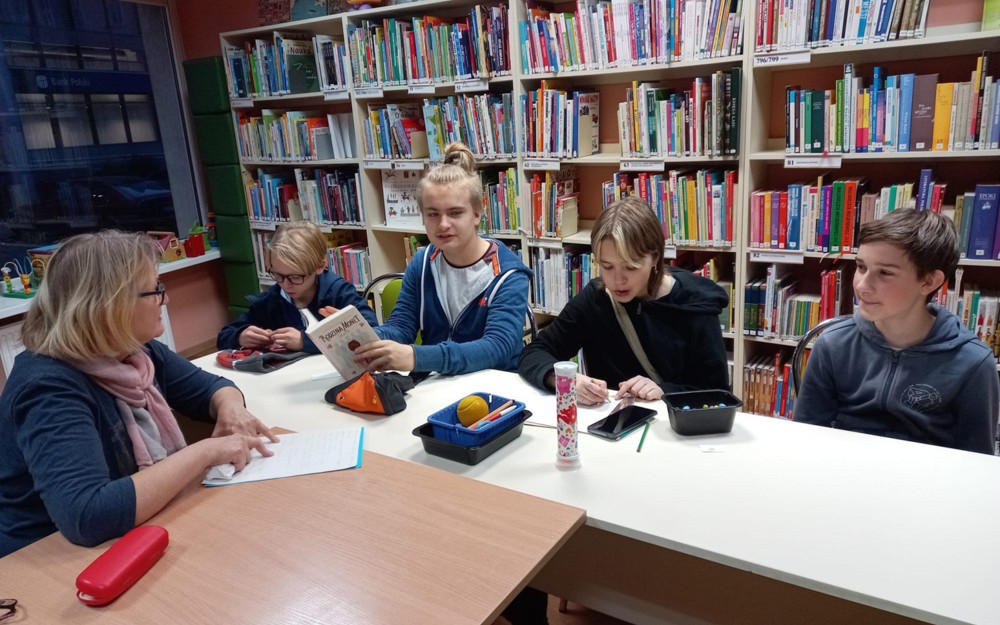 Spotkanie redaktorów gazetki "Głos dziecięcy"