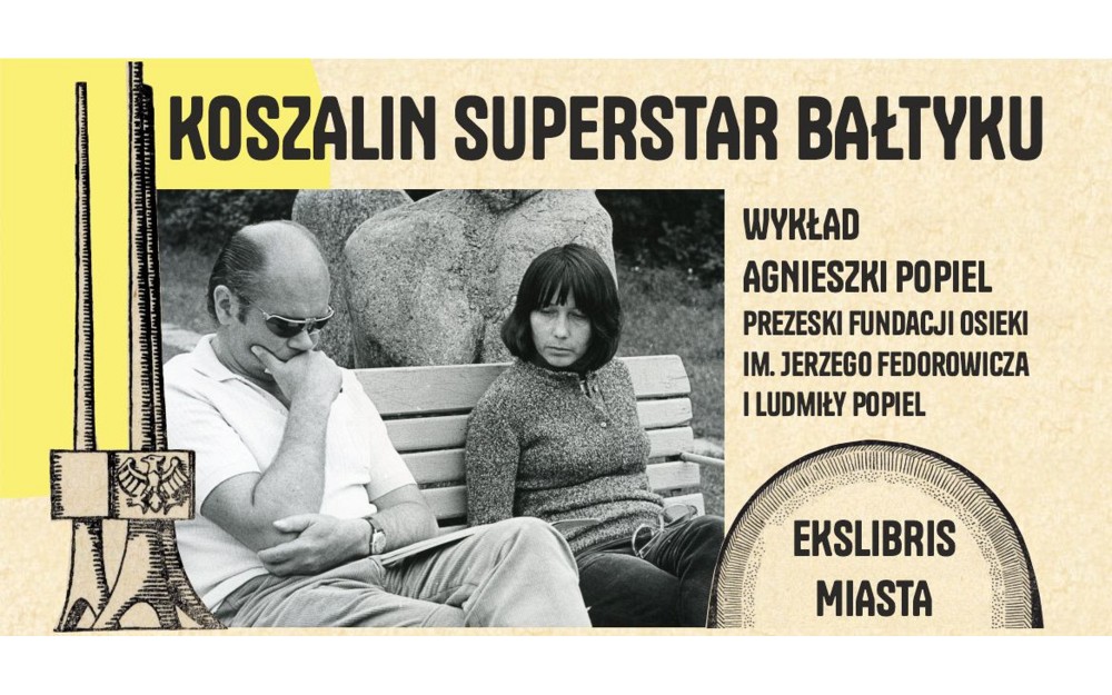 W projekcie grafiki w tle wykorzystano zdjęcie przedstawiające Jerzego Fedorowicza i Ludmiłę Popiel oraz fragment ekslibrisu autorstwa Ludmiły Popiel. Zdjęcie z archiwum Agnieszki Popiel.