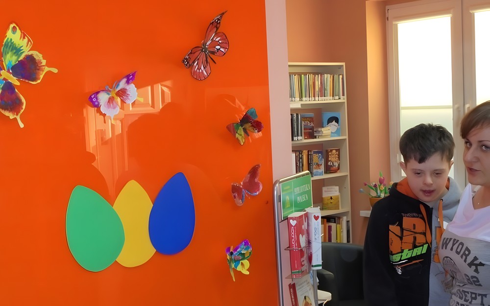 SOSW-chłopcy w bibliotece