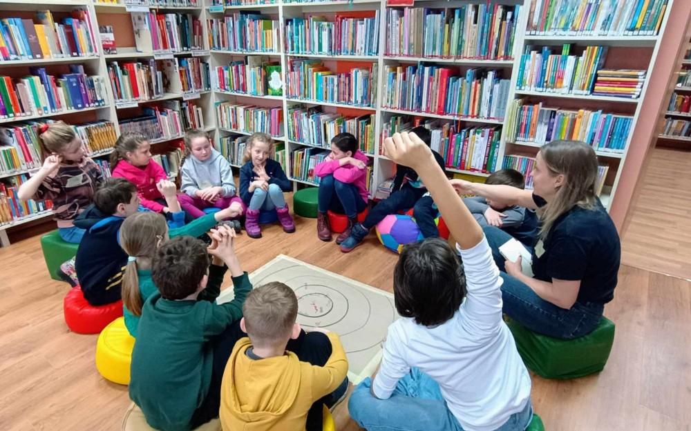 Zajęcia z Beatą Piwar -Borowską z Pracowni Działań Twórczych
