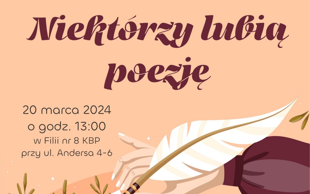 na zdjęciu plakat