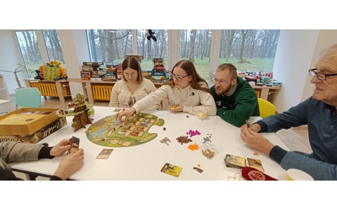 Uczestnicy Bibliotekogrania podas rozgrywki