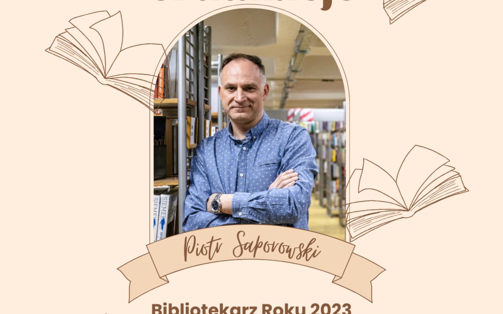 Na zdjęciu laureat nagrody - Piotr Saporowski