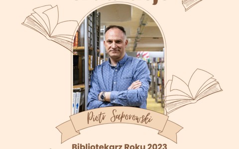 Na zdjęciu laureat nagrody - Piotr Saporowski