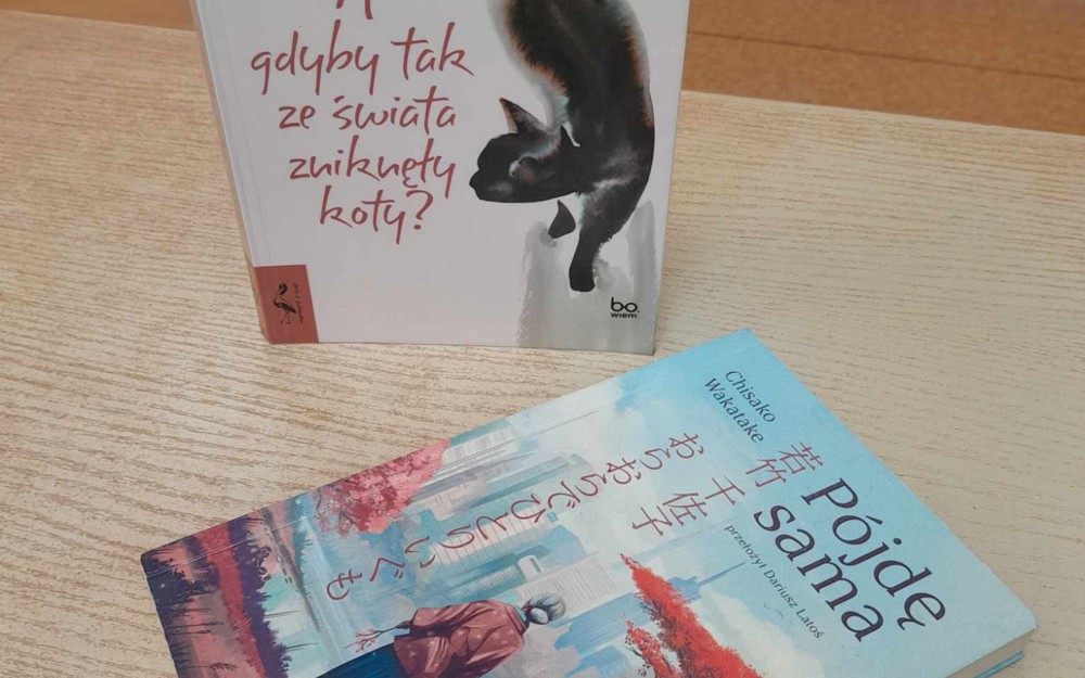 na zdjęciu książki