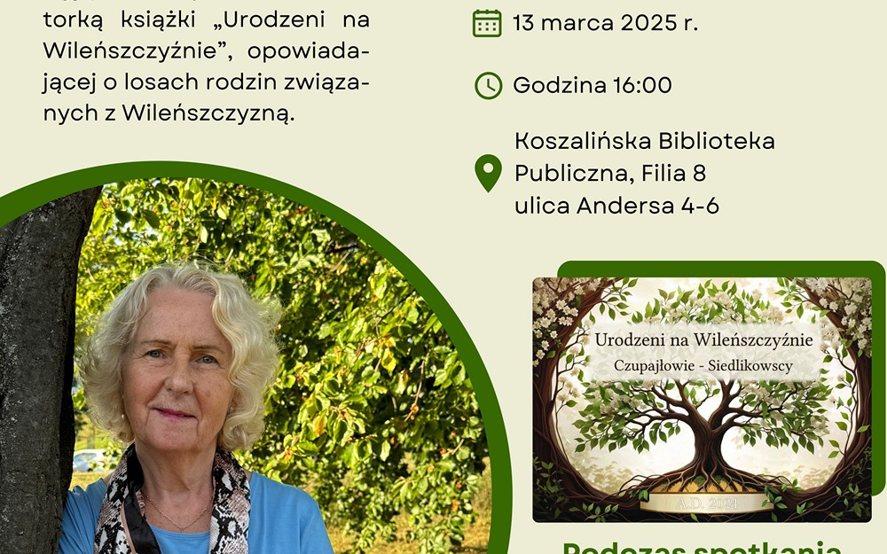 na zdjęciu plakat