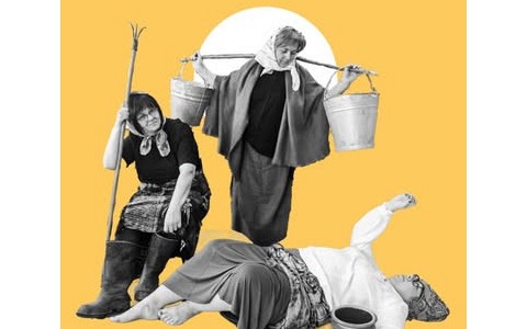 Na zdjęciu okładka książki pt. CHŁOPKI z naszymi podobiznami