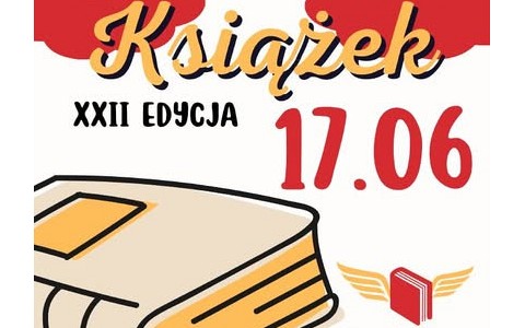 Plakat informujacy o XXII Edycji Ogólnopolskiego Świeta Wolnych Ksiażek