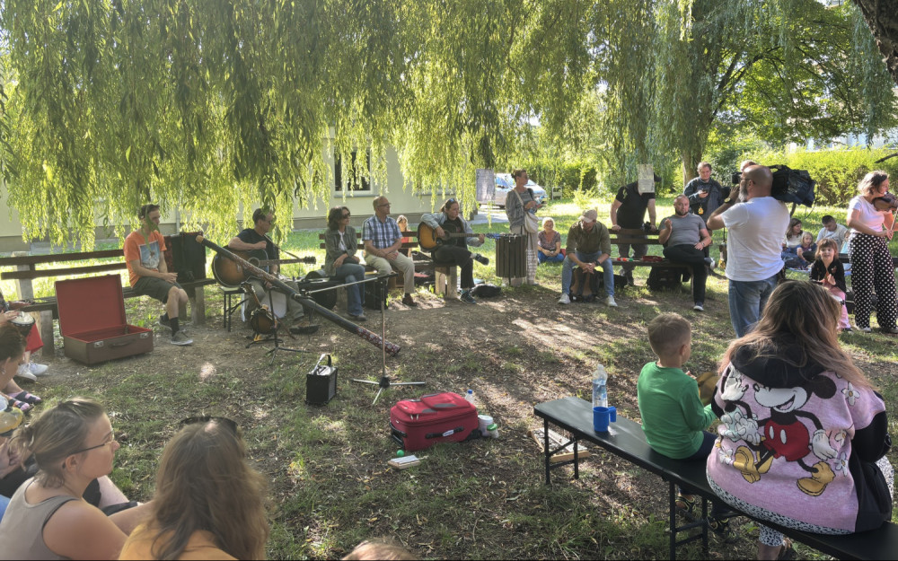 Jam Session przy Koszalińskiej Bibliotece Publicznej Filia nr 9.