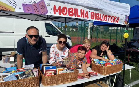 Mobilna ekipa, od lewej: Piotr, Małgosia, Dorota, Ania i Paulina