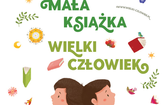 Plakat do projektu „Mała Książka Wielki Człowiek”