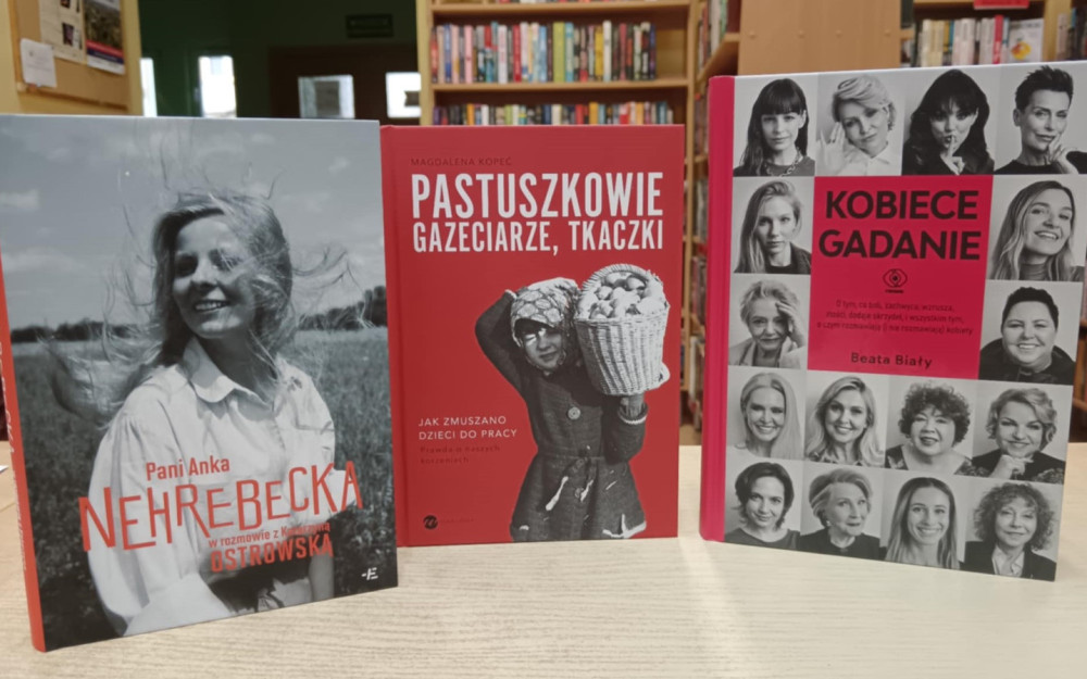 Na zdjęciu książki