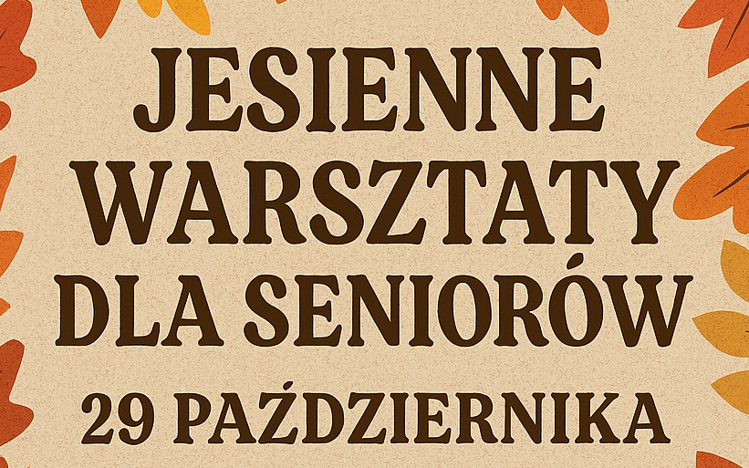 Plakat informujący o wydarzeniu