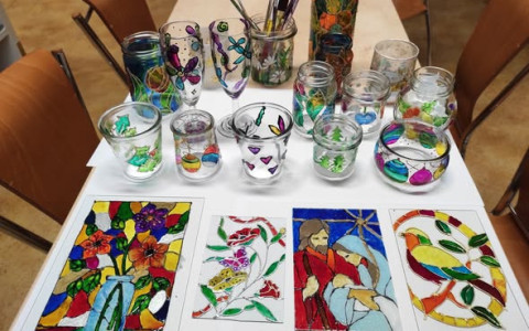 Prace wykonane przez uczetników warsztatów