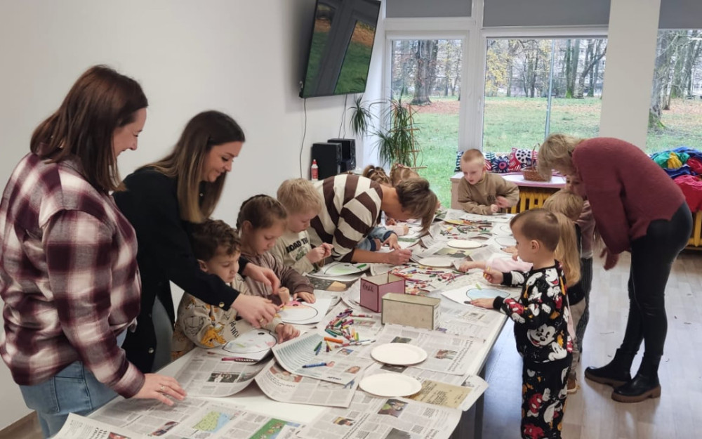 Dzieci z Przedszkola Krucza Chatka w Koszalinie