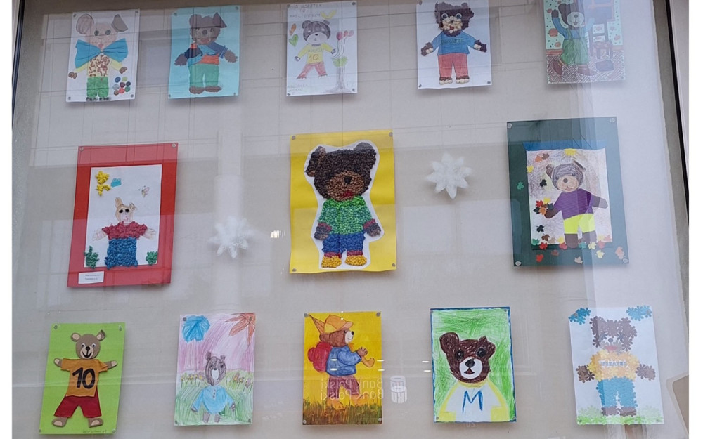 Wystawa prac plastycznych Przedszkola nr 10 im. Misia Uszatka
