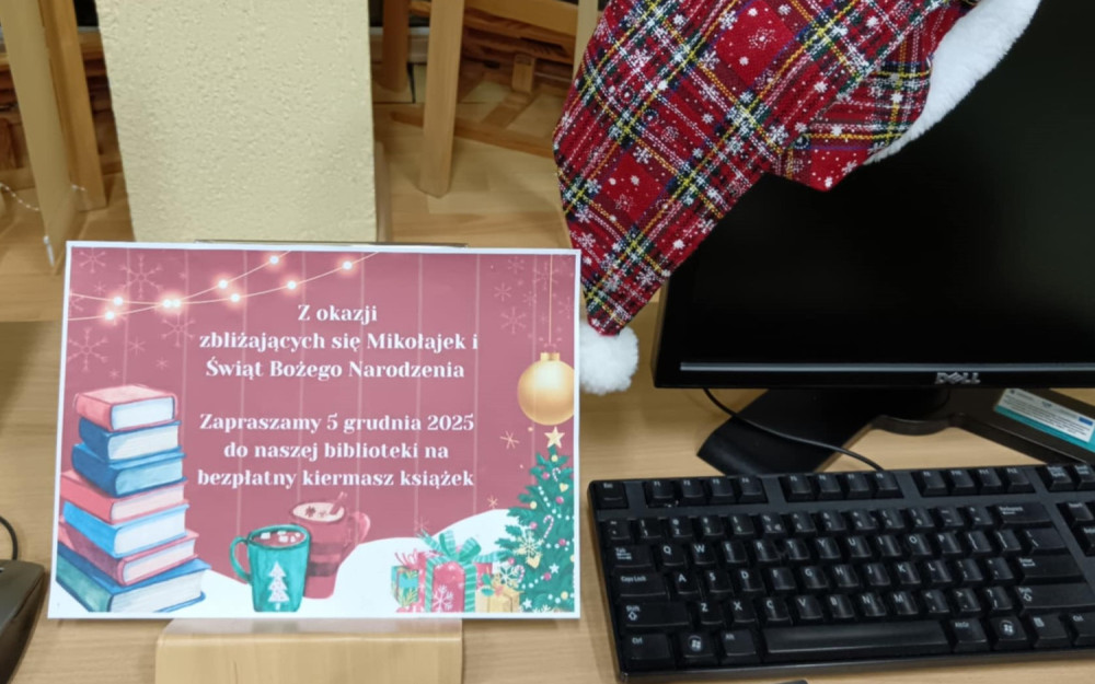 Plakat dotyczący kiermaszu