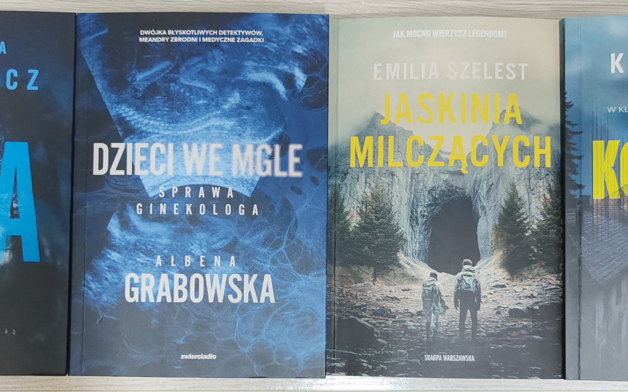 Okładki nowych książek (kryminałów)