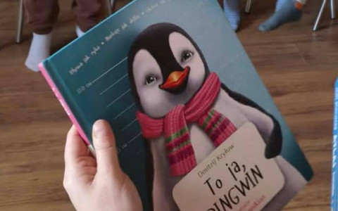 Okładka książki jako inspiracja do spotkania z przedszkolakami