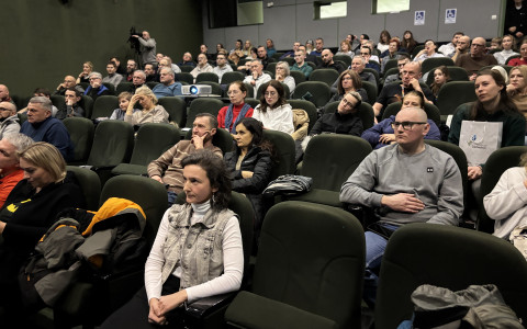 Publiczność podczas spotkania.