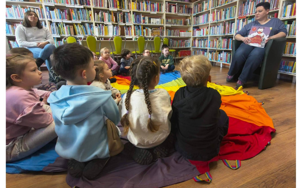 "Wielkie zawody" z Niepublicznym Przedszkolem "Mały Odkrywca"  i grupą "Ekoludki".