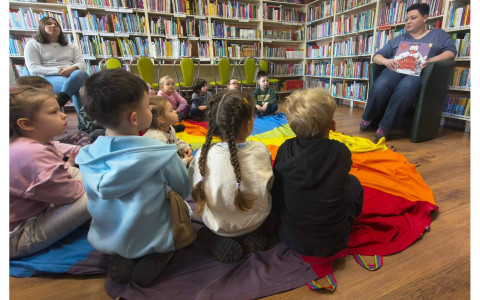 "Wielkie zawody" z Niepublicznym Przedszkolem "Mały Odkrywca"  i grupą "Ekoludki".