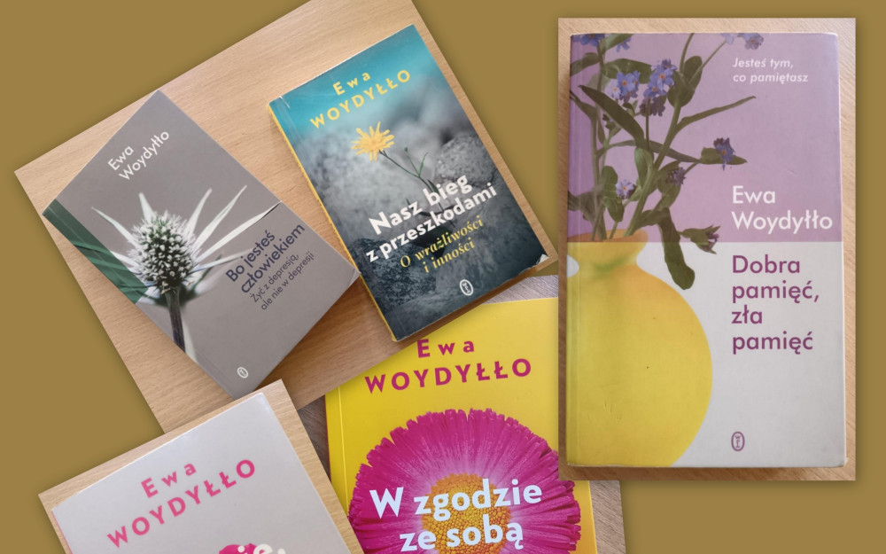 Na zdjęciu książki Bo jesteś człowiekiem, Nasz bieg z przeszkodami, Dobra pamięć, zła pamięć.