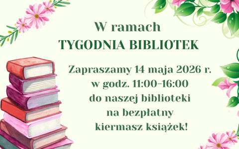 Plakat zapraszający na kiermasz