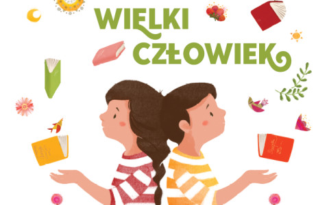 Plakat promujący akcję „Mała Książka Wielki Człowiek”