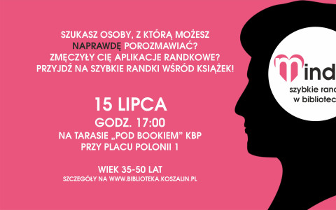Grafika promuje akcję Minder. Szczegóły wydarzenia zawarte na grafice podane są również w artykule