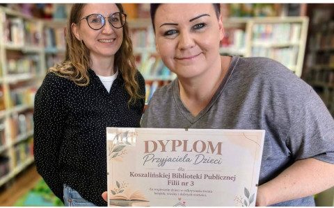 Dyplom Przyjaciela Dzieci dla Filii nr 3 od Przedszkola "Krucza Chatka"