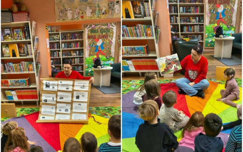 Wiersze Juliana Tuwima na wesoło ze "Zdobywacami" Niepublicznego Przedszkola Kamyczek