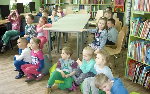 Wiosna w bibliotece