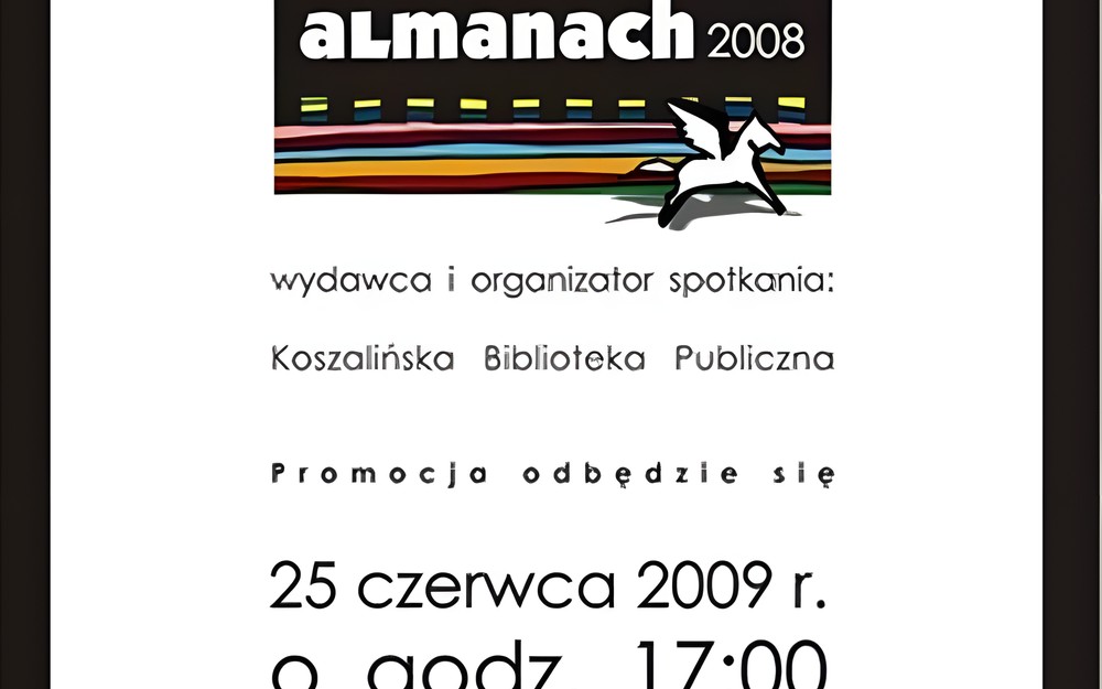 Zaproszenie na promocję Almanachu 2008