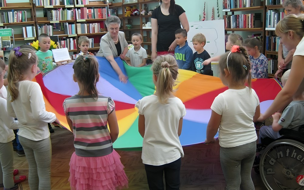 Przedszkolaki w bibliotece